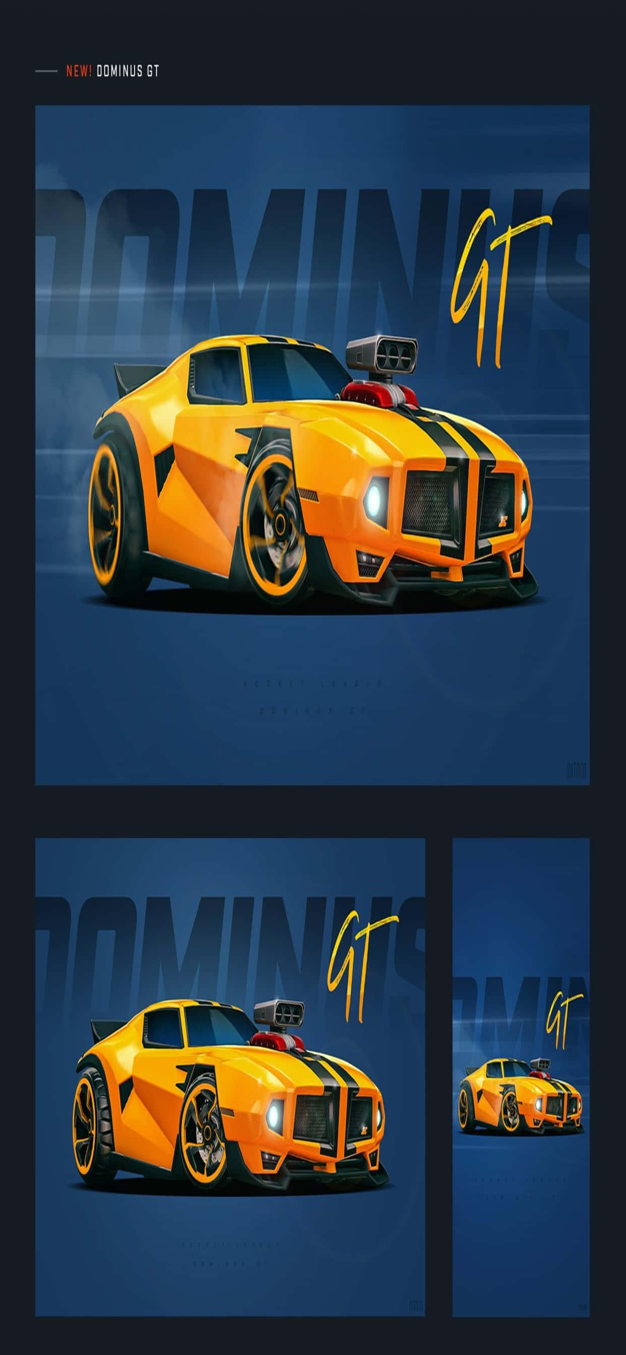 "Cất cánh vào thế giới Rocket League cùng iPhone Xs Max!" Hình nền