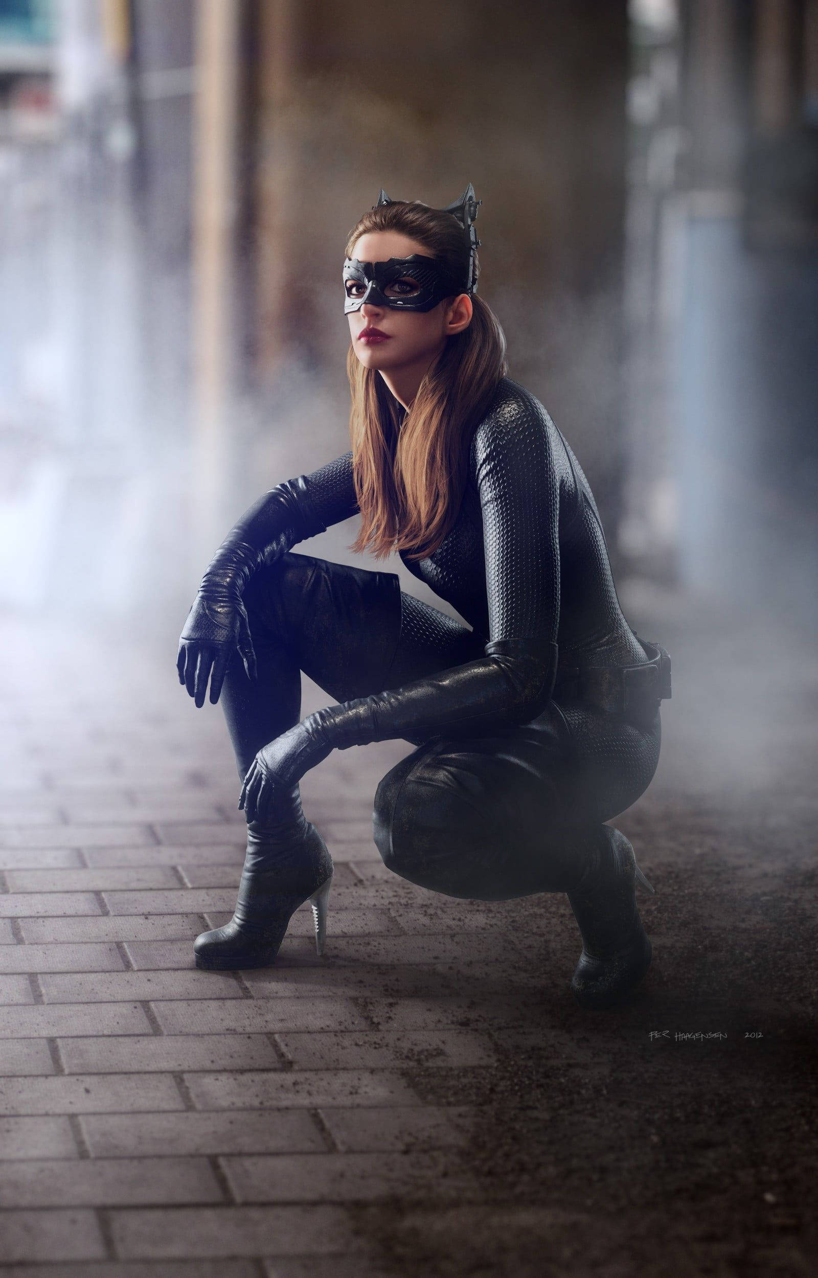 Catwoman as seen in The Dark Knight Hình nền