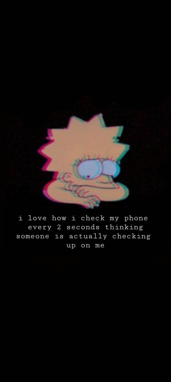 Câu Nói Buồn Lisa Simpson Hình nền