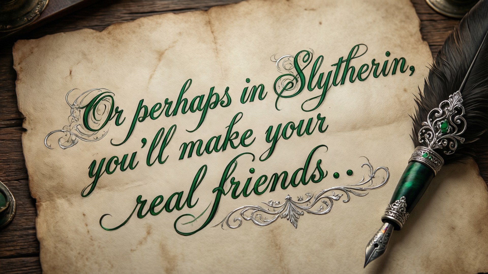Câu nói về Slytherin trong lễ phân loại Hình nền
