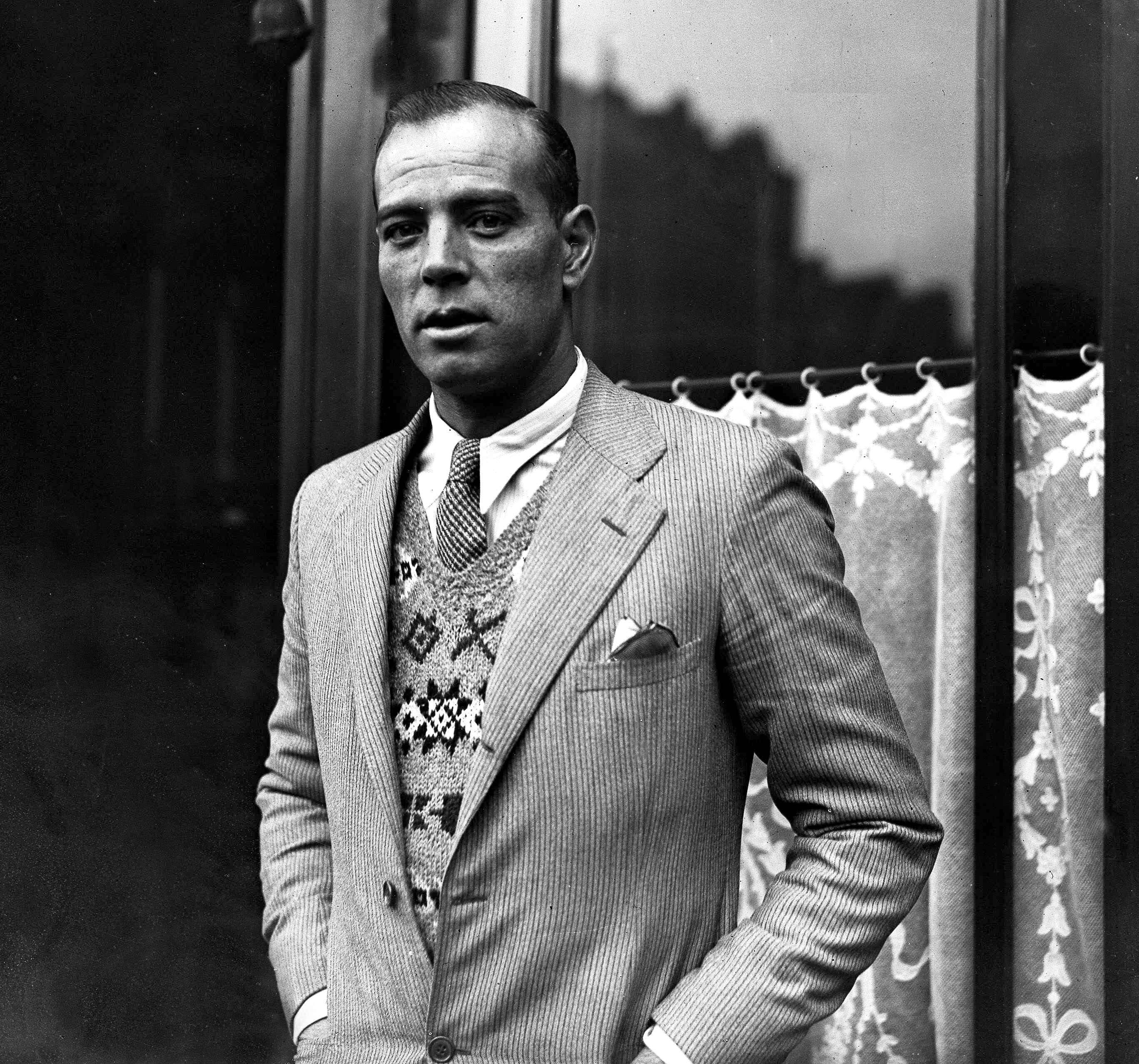 Cầu thủ bóng đá Tây Ban Nha Ricardo Zamora Ảnh năm 1934 Hình nền