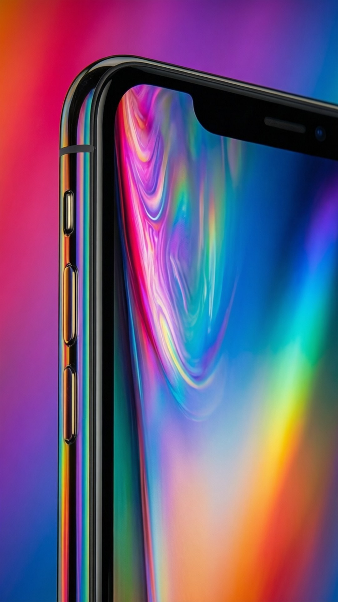 Cầu Vồng Bóng Bẩy iPhone XR Hình nền