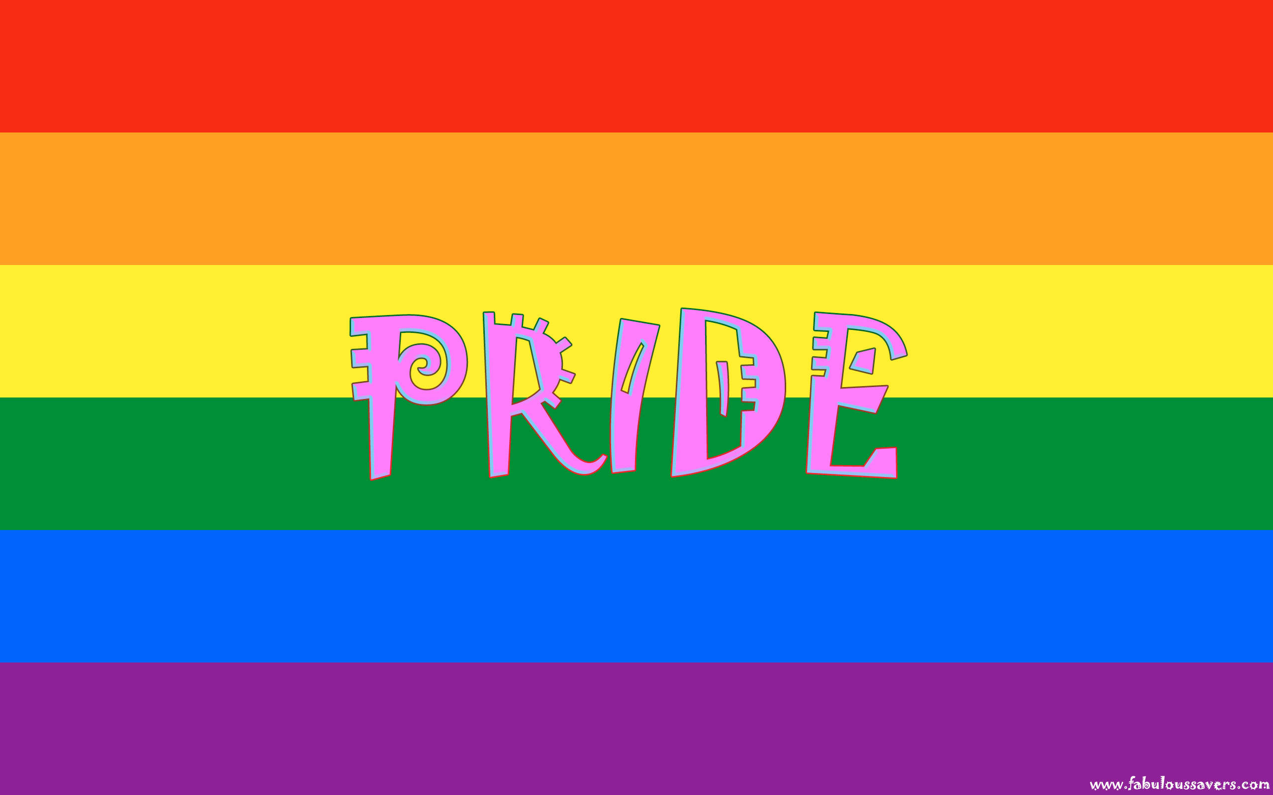 Cầu vồng hồng Pride dễ thương Hình nền