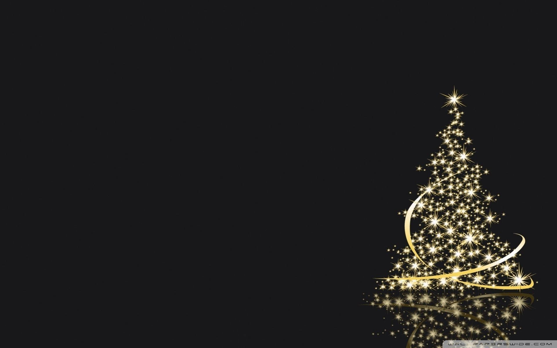 Cây thông Noel đơn giản lấp lánh Hình nền