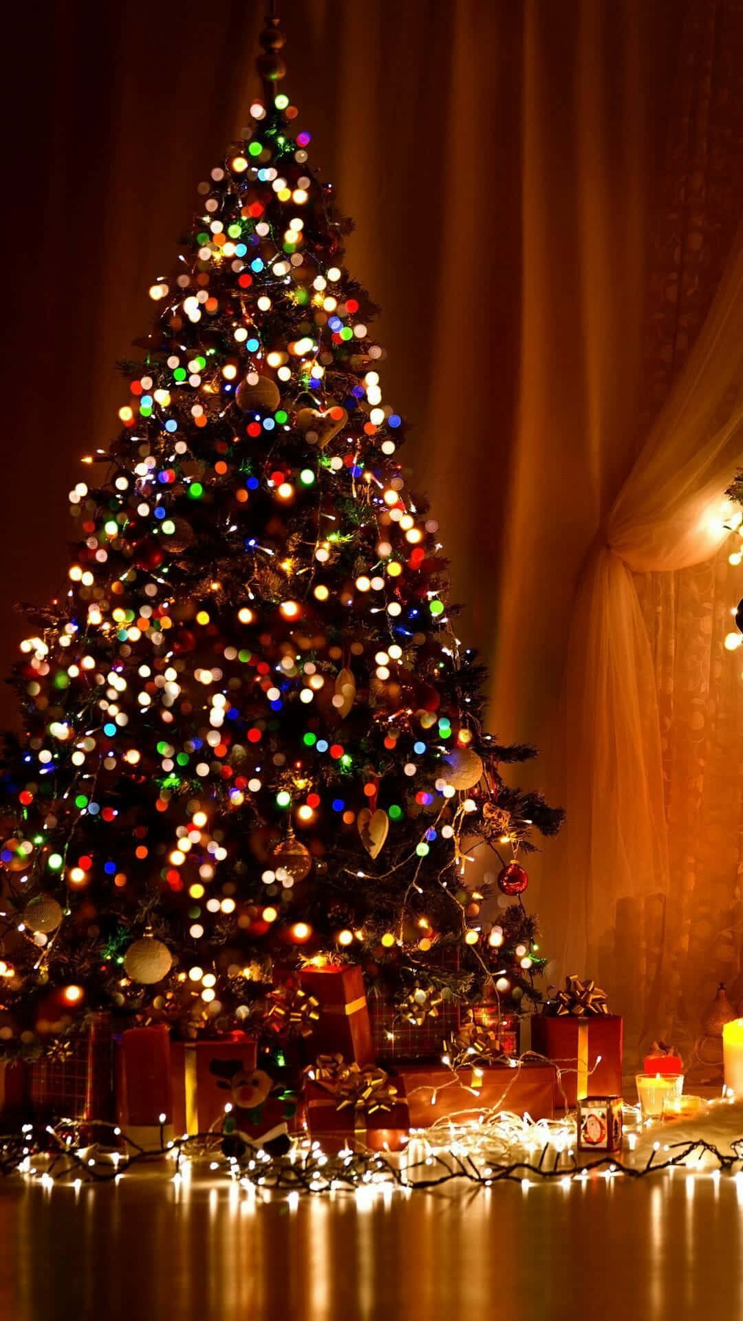 Cây Thông Noel Thanh Lịch Cho iPhone Hình nền