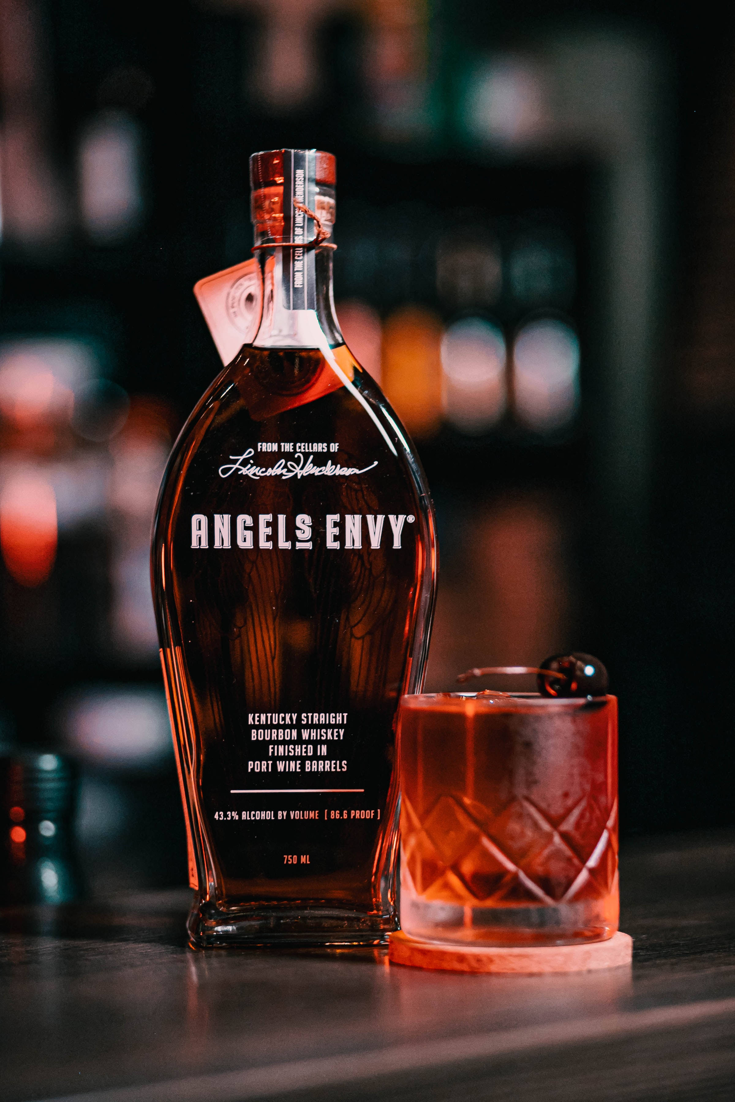 Chai rượu Angels Envy Hình nền