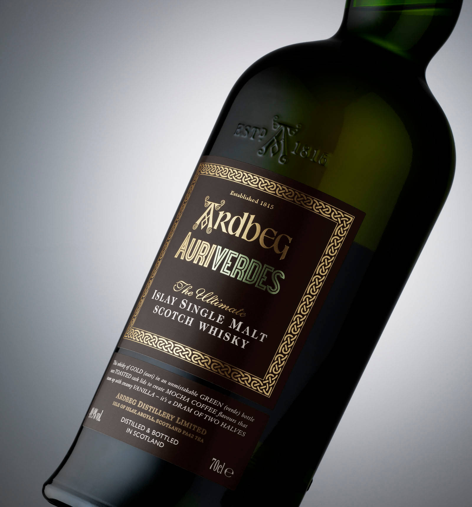 Chai Whisky Ardbeg Auriverdes Hình nền