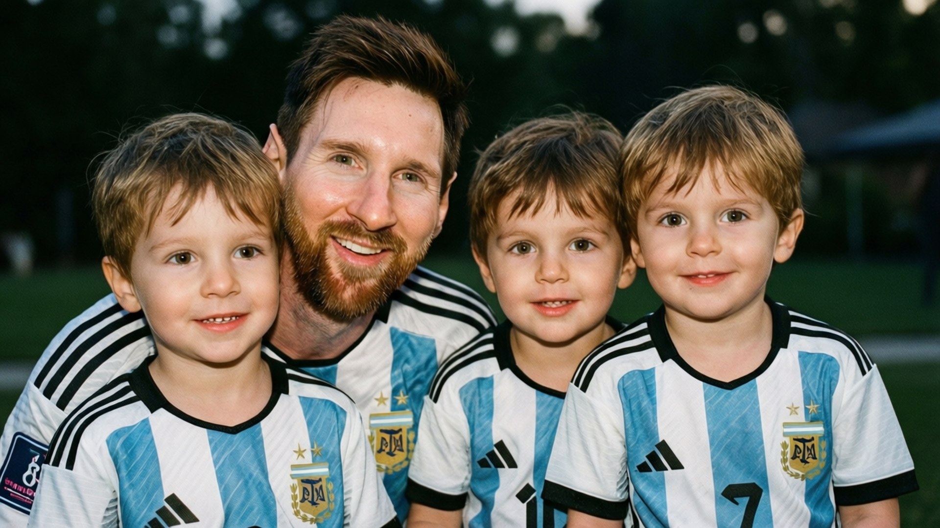 Chân dung gia đình Messi Hình nền