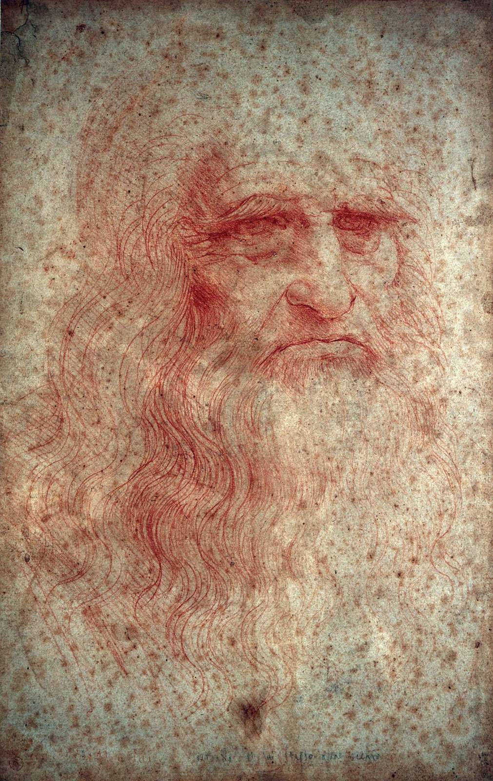 Chân Dung Tự Họa Leonardo Da Vinci Hình nền