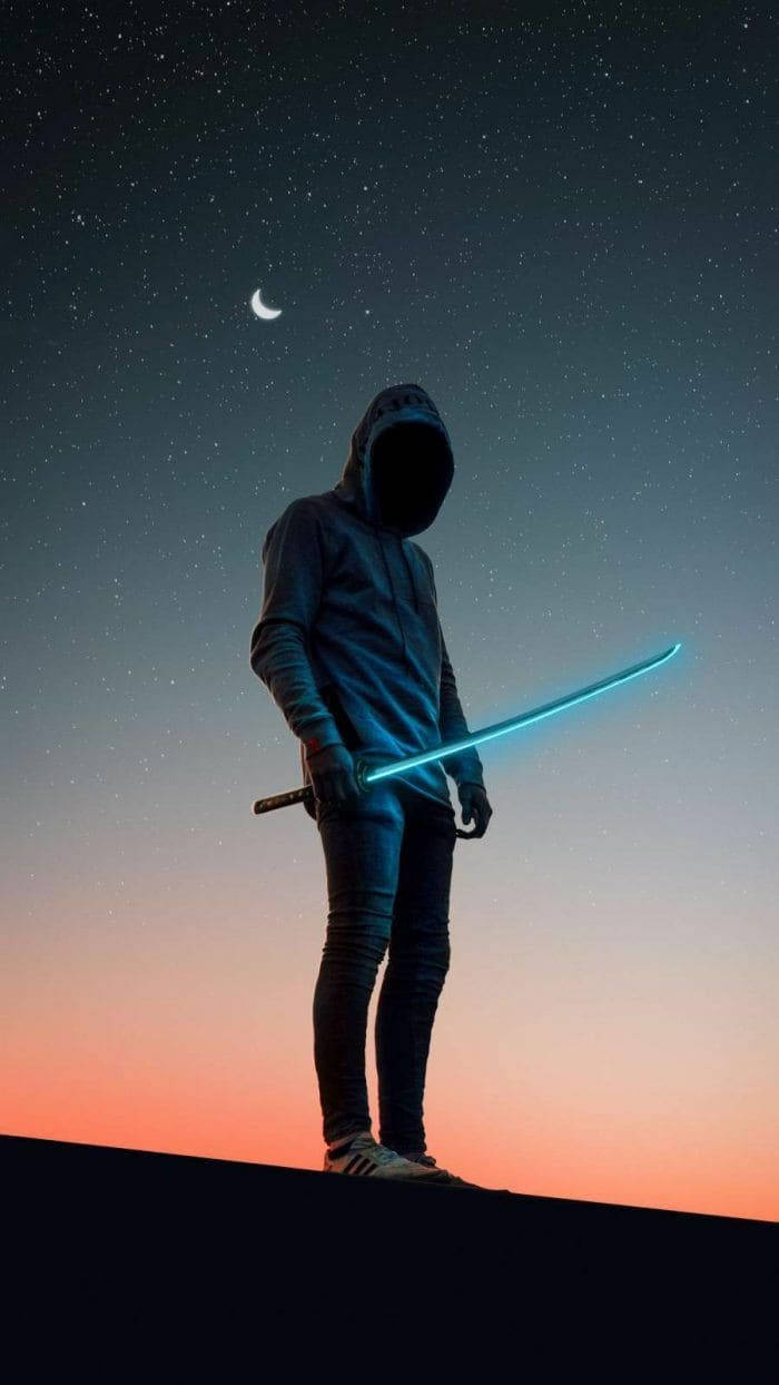 Hình nền Chàng Trai Phong Cách Trong Áo Hoodie.