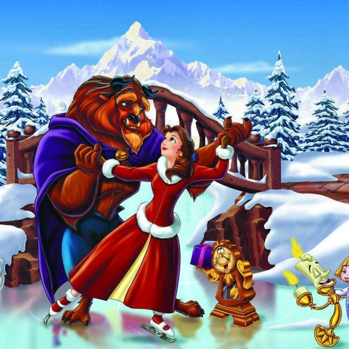 Chào đón kỳ nghỉ lễ cùng Mickey và Minnie Hình nền