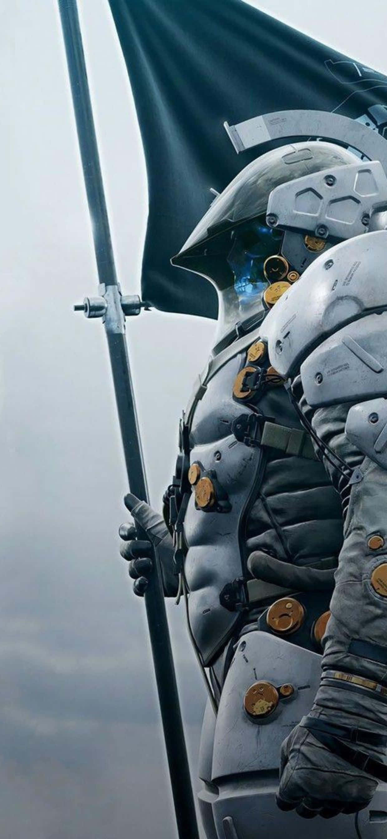 Chào mừng đến với thế giới Death Stranding trên iPhone Xs Max Hình nền