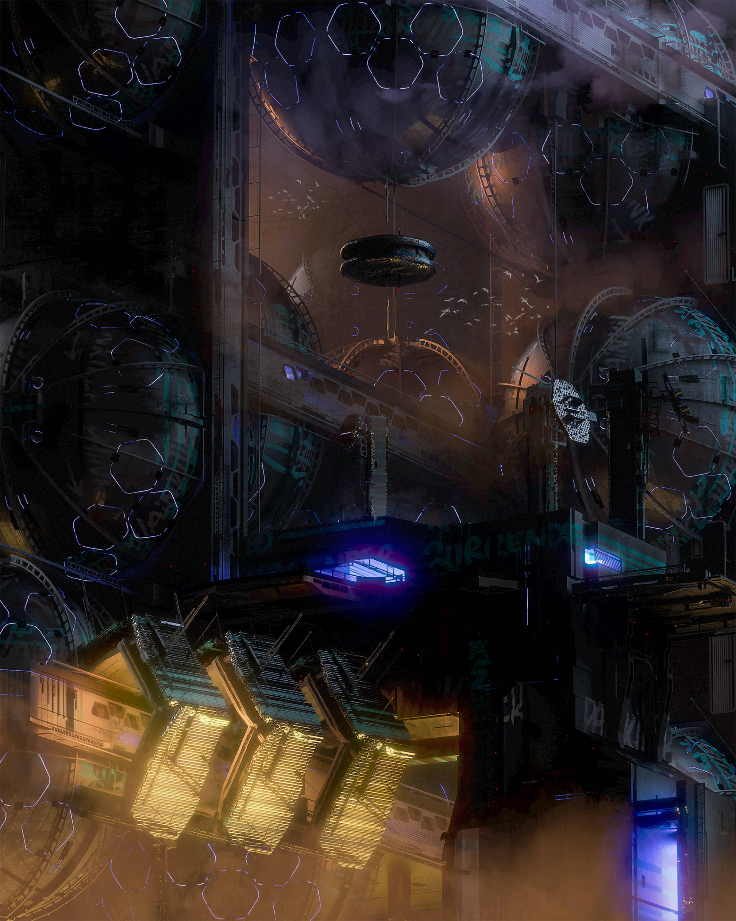 Chào mừng đến với Cyberpunk | Tòa nhà tương lai Hình nền