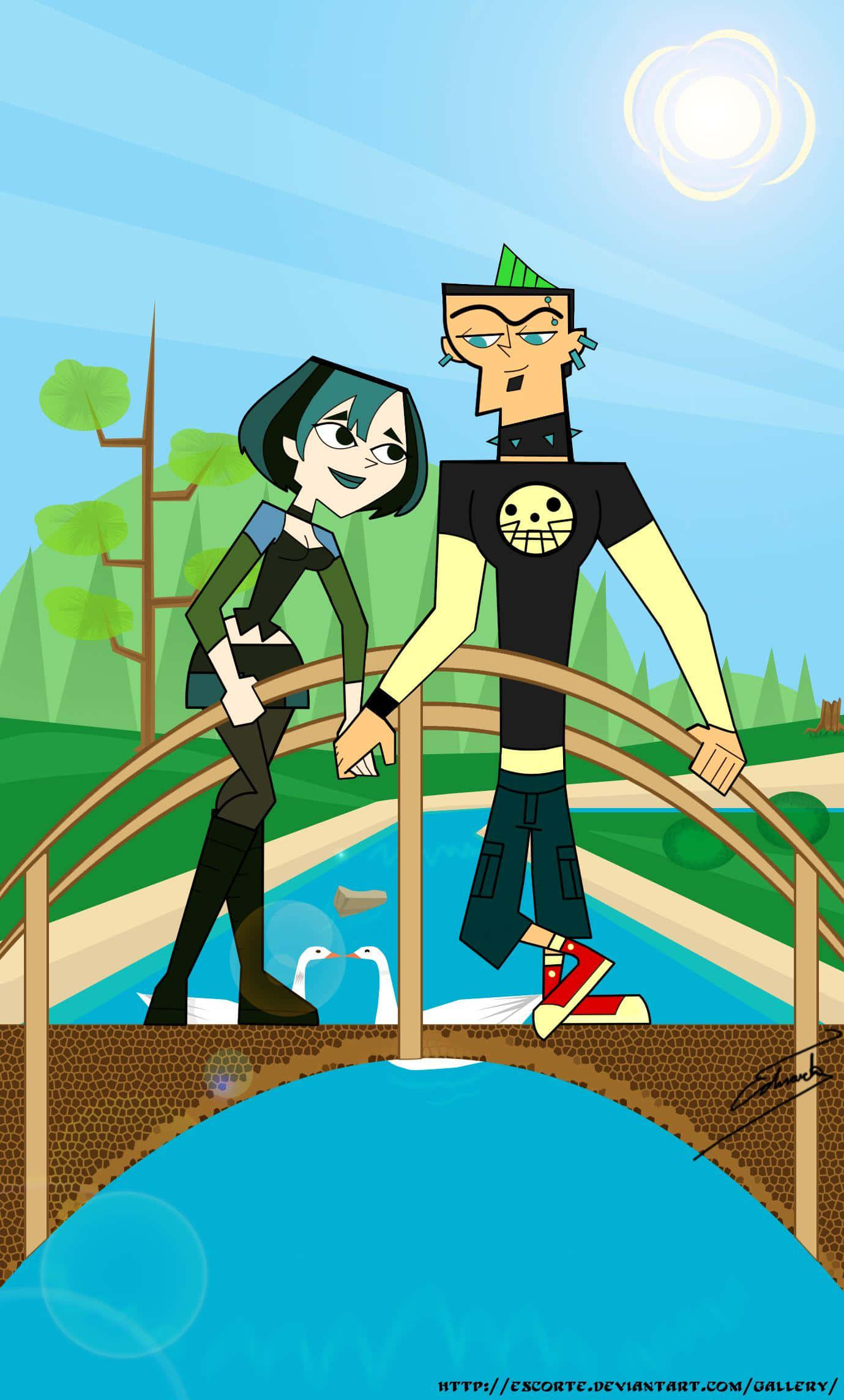Chào mừng đến với thế giới hoang dã của Total Drama! Hình nền
