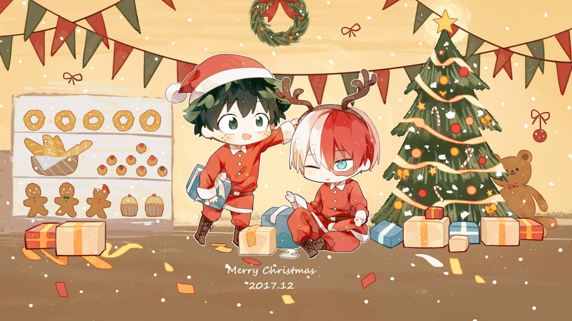 Chào mừng mùa Giáng sinh tuyệt vời nhất năm: Một Giáng sinh Anime! Hình nền