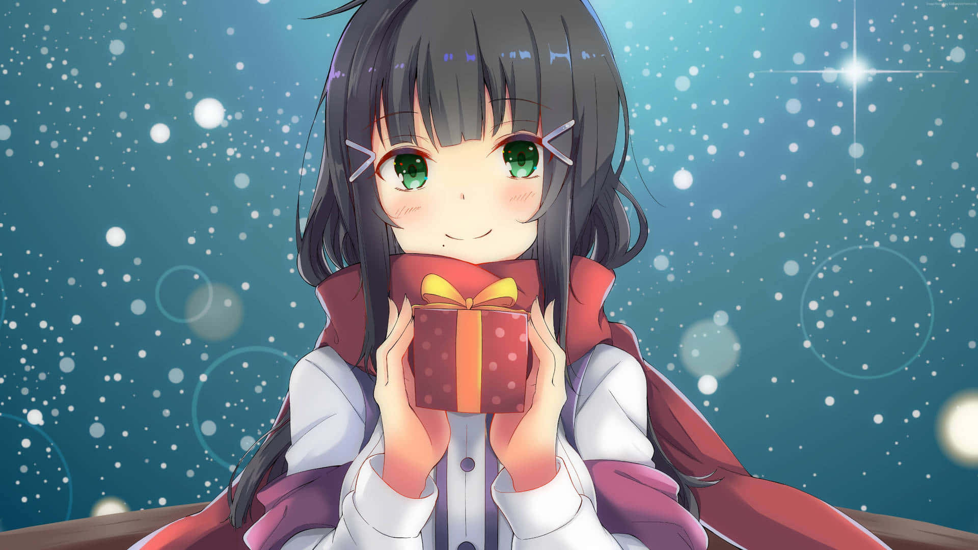 Chào đón Giáng Sinh trong Thế Giới Anime Hình nền