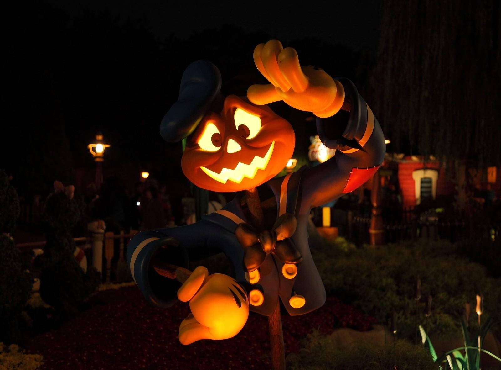 Chèo thuyền bí ngô xuyên màn đêm Halloween! Hình nền