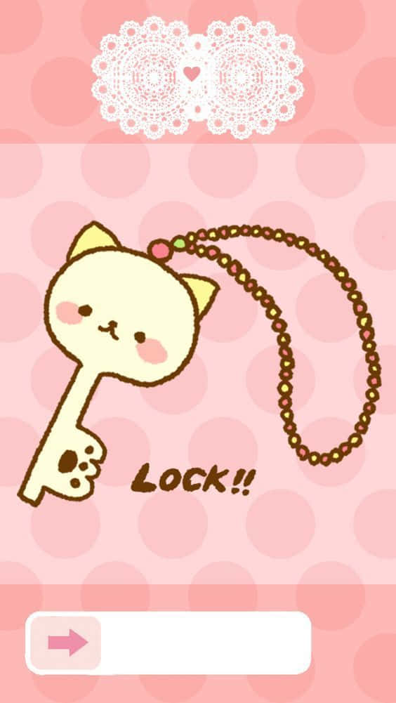 Chìa khóa mèo Kawaii dễ thương Hình nền