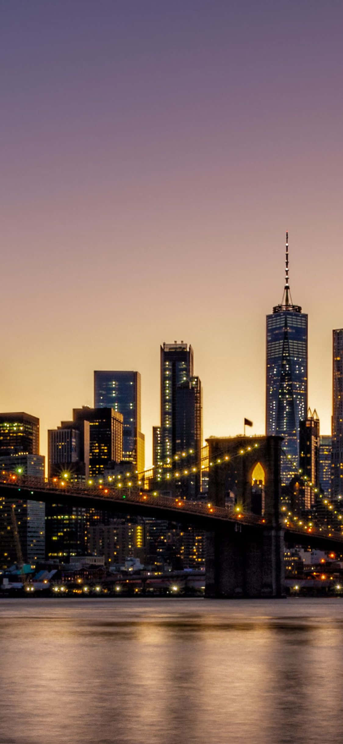 Chiêm ngưỡng quang cảnh New York từ đỉnh Tòa nhà Empire State Hình nền