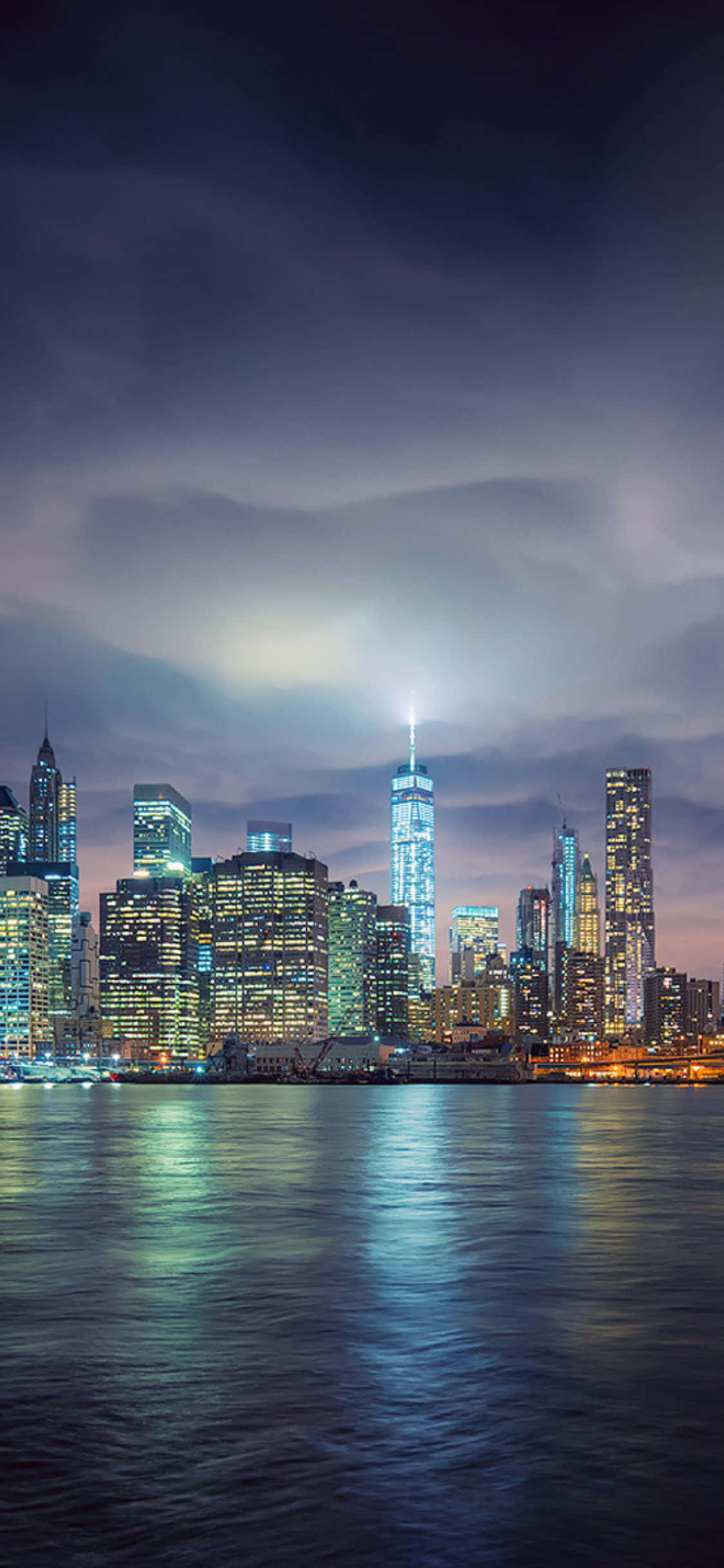 Chiêm ngưỡng vẻ đẹp của Thành phố New York trong khi xem email với iPhone X mới của bạn Hình nền