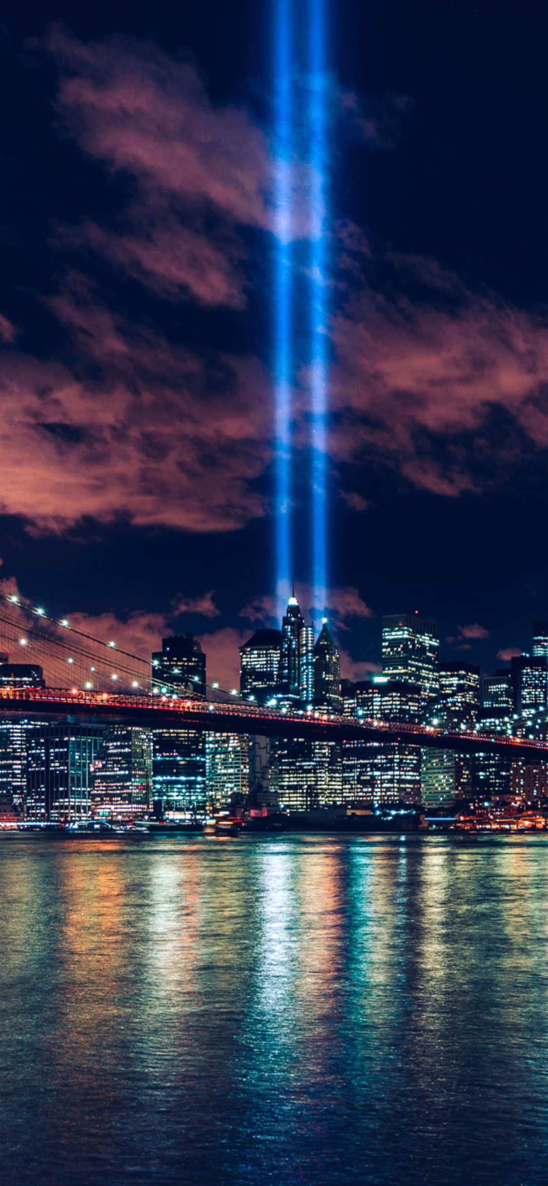 Chiêm ngưỡng vẻ đẹp đường chân trời New York với iPhone X của bạn. Hình nền