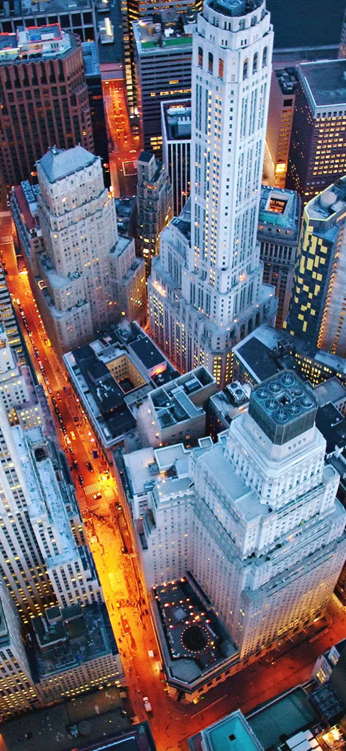 Chiêm ngưỡng vẻ đẹp hoàng hôn ở thành phố New York cùng iPhone Xs. Hình nền