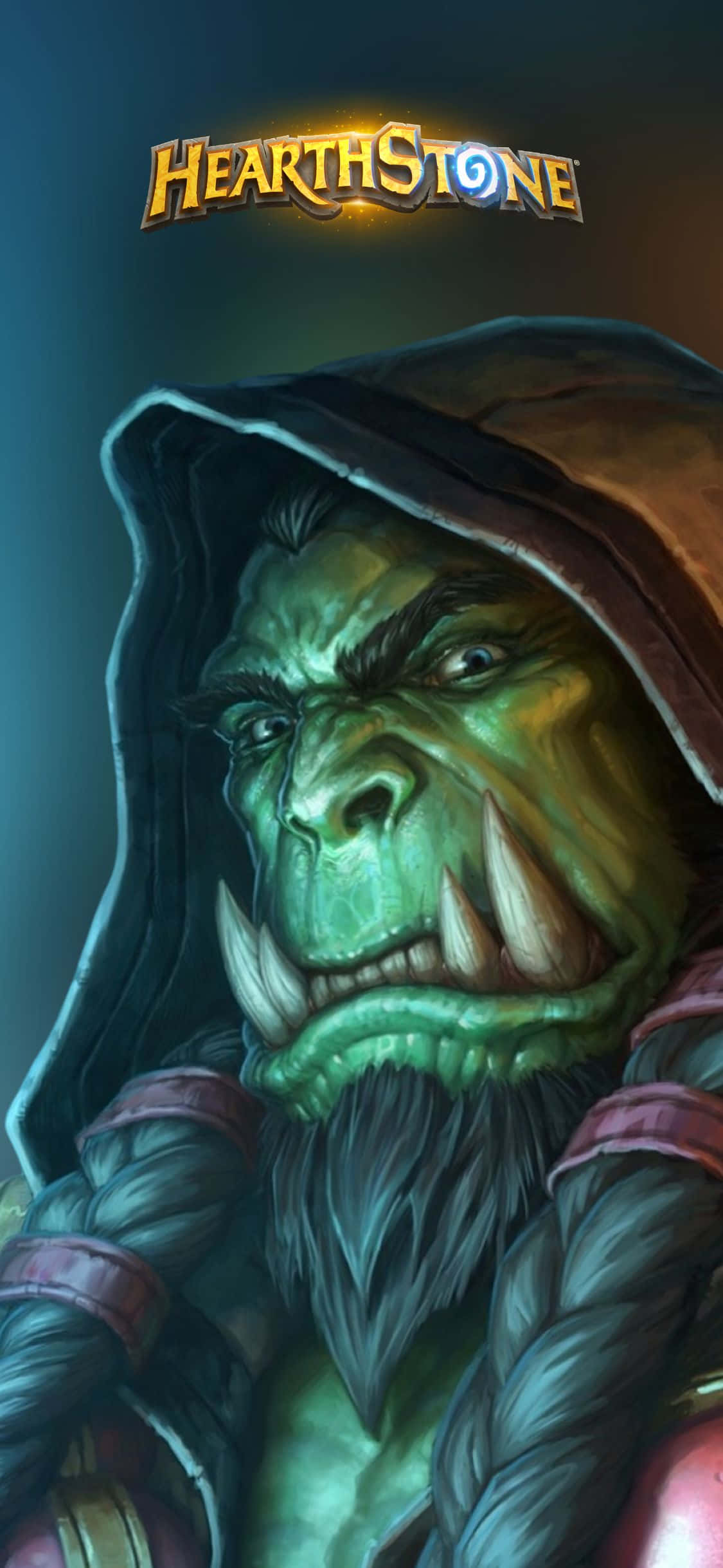 "Chiến đấu trong Hearthstone trên iPhone Xs của bạn" Hình nền