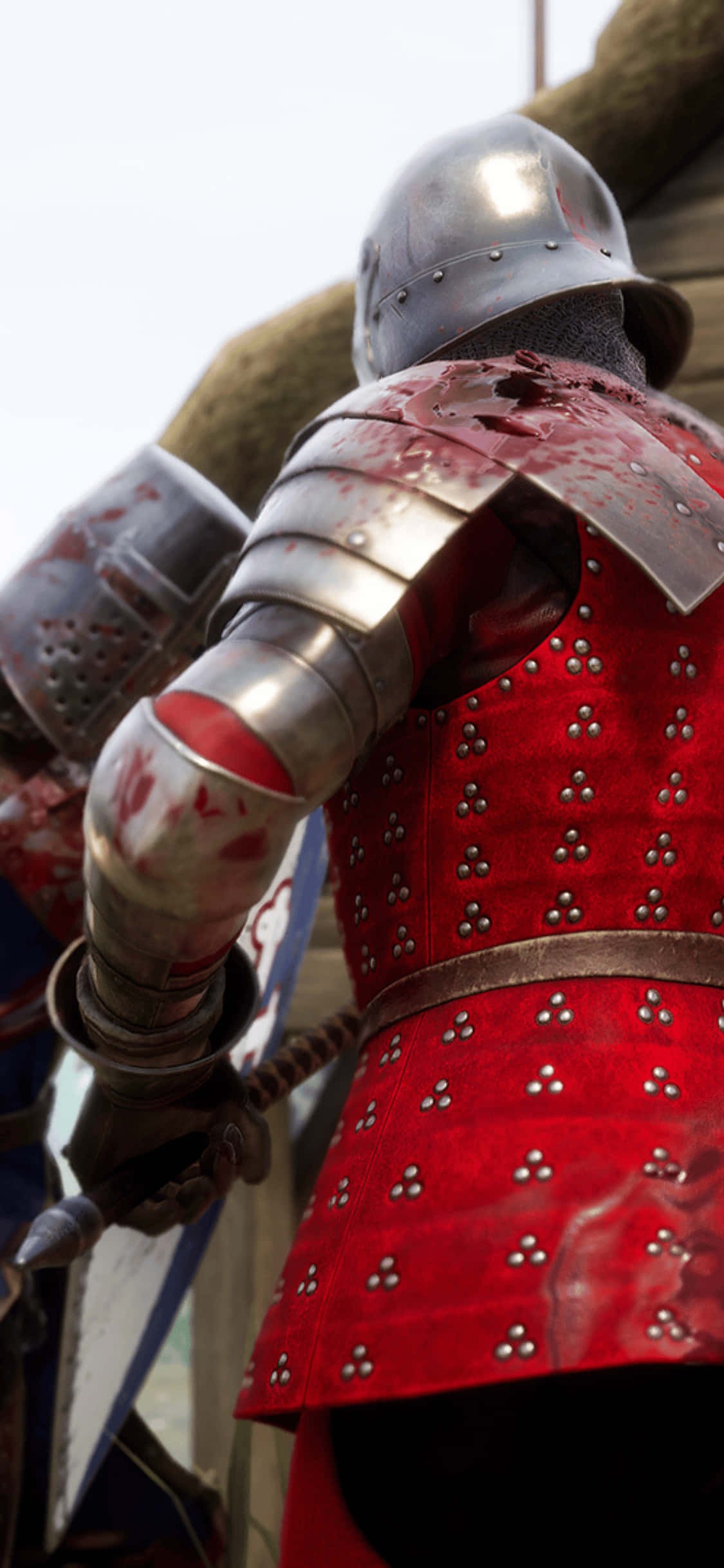 Chiến Binh Đỏ iPhone Xs Mordhau Background Hình nền