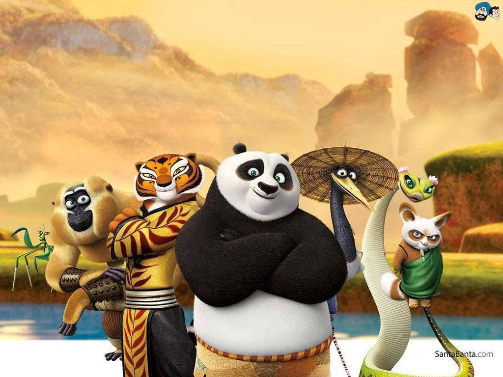 Kung Fu Panda và Bạn Bè Khoanh Tay