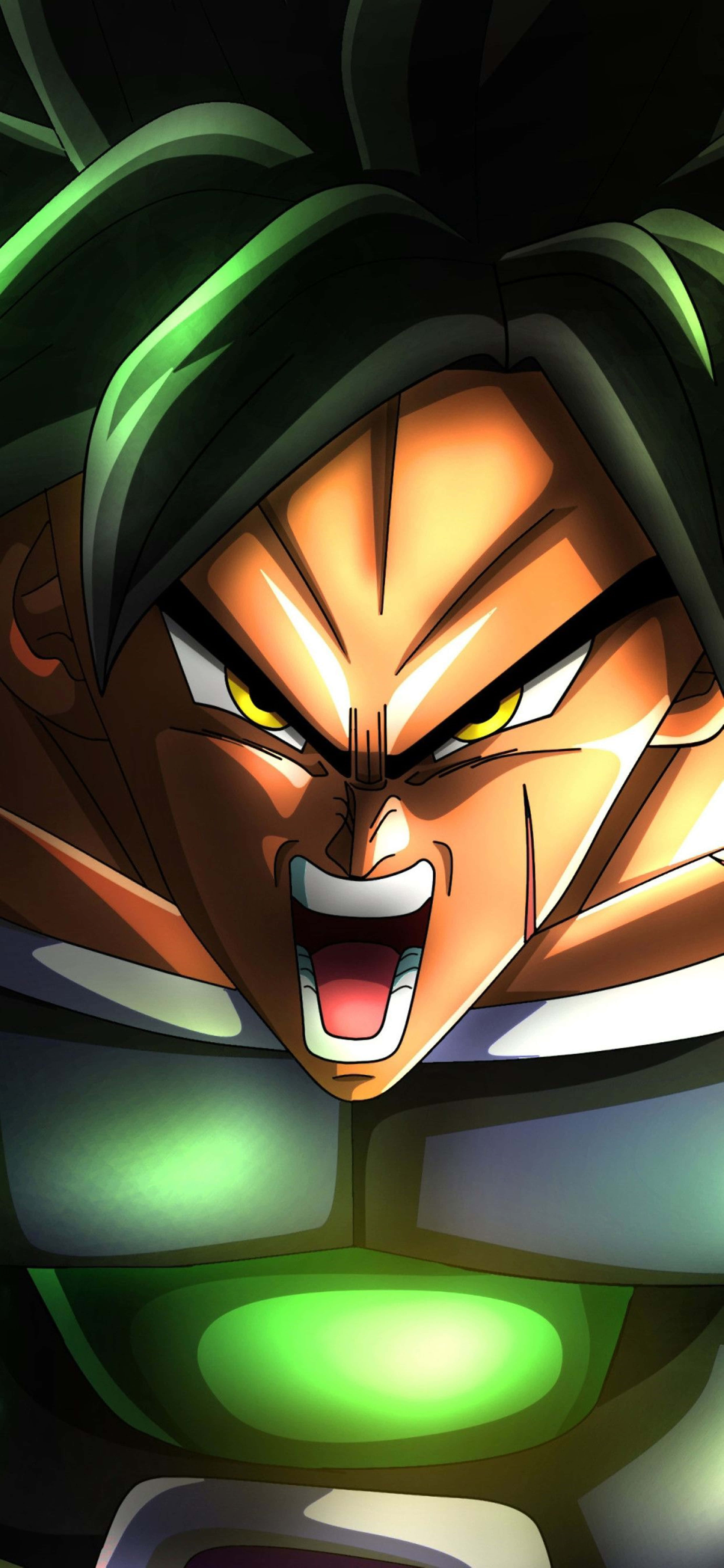 Chiến binh Gohan đối đầu với huyền thoại Super Saiyan Broly trong trận chiến bùng nổ Hình nền