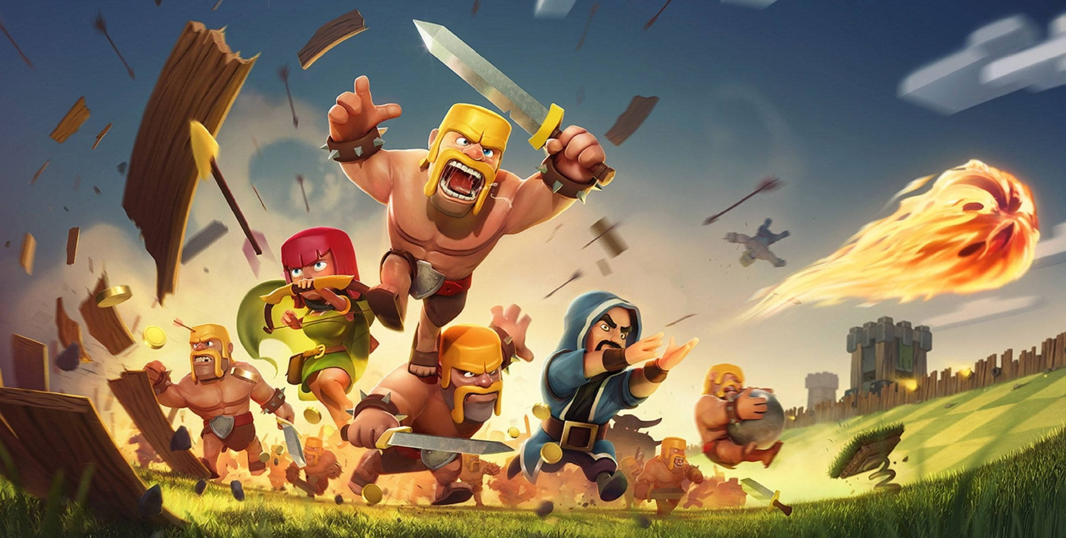 Chiến trường hỗn loạn Clash Of Clans Hình nền