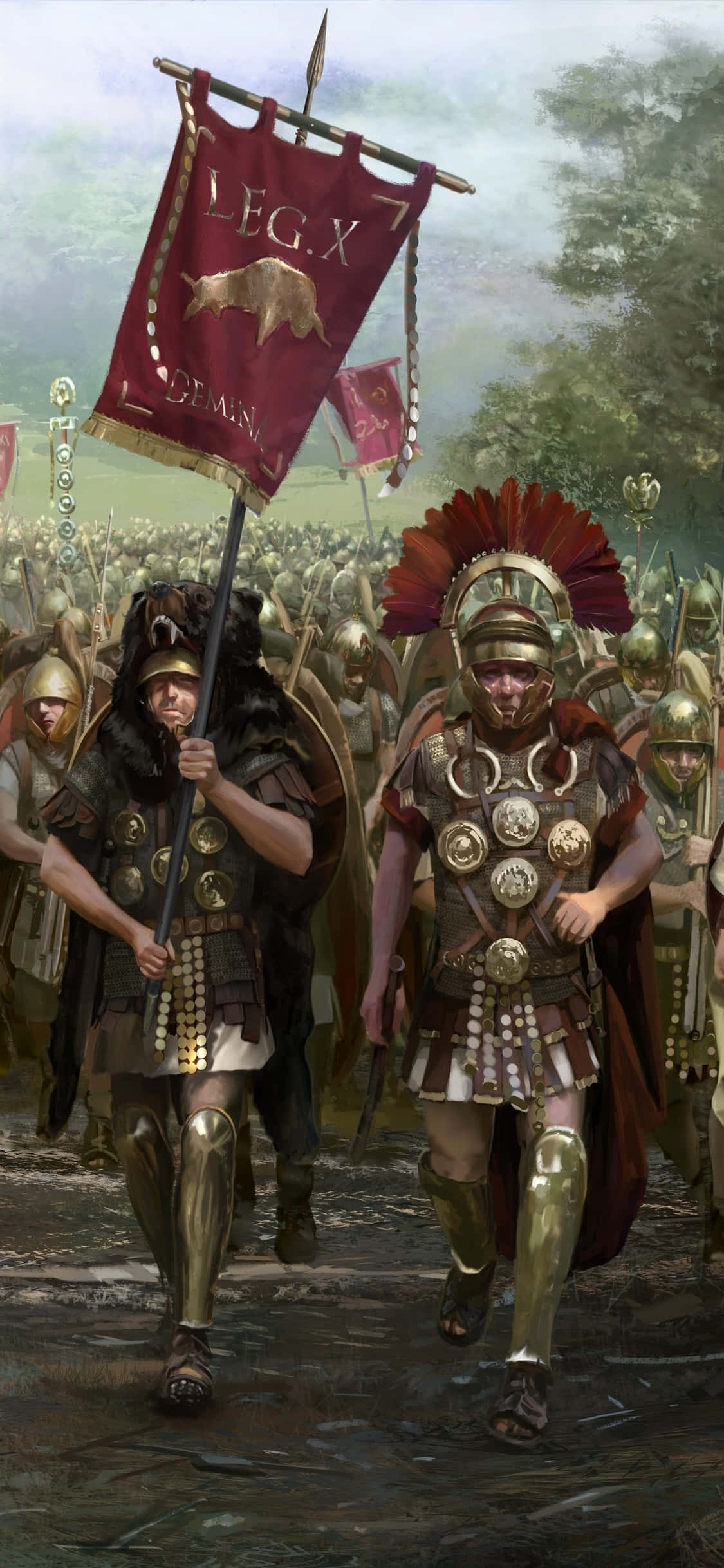 Chinh phục Đế chế La Mã với iPhone Xs Total War Rome 2 Hình nền