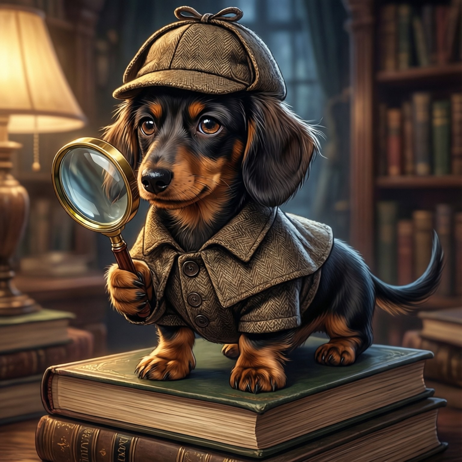 Chó Dachshund Thám Tử Hình nền