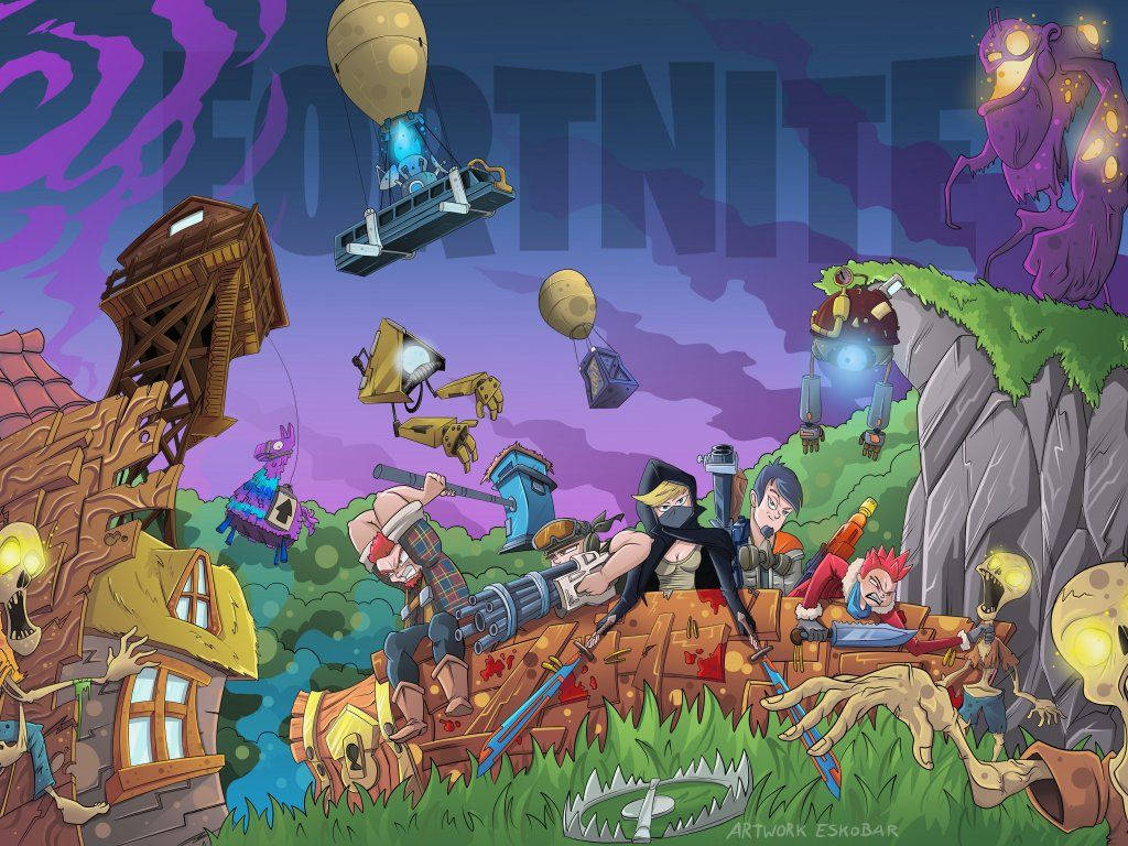 Chơi Fortnite chưa bao giờ vui hơn thế! Hình nền