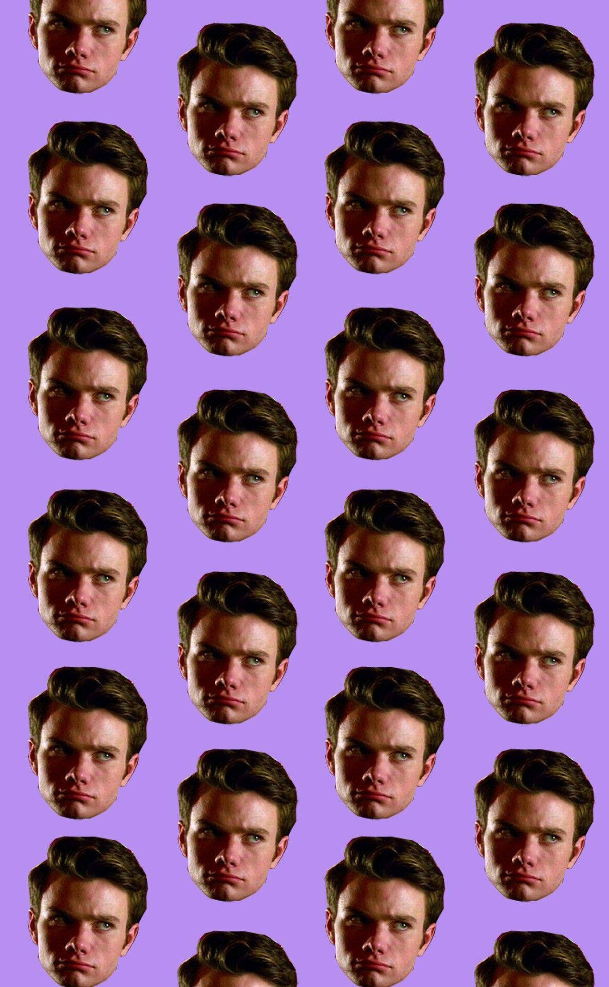 Chris Colfer Tím Nghệ Thuật Hình nền