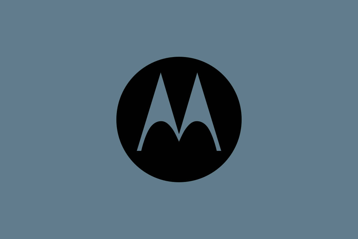Chữ Cái Đầu Motorola Tối Giản Hình nền