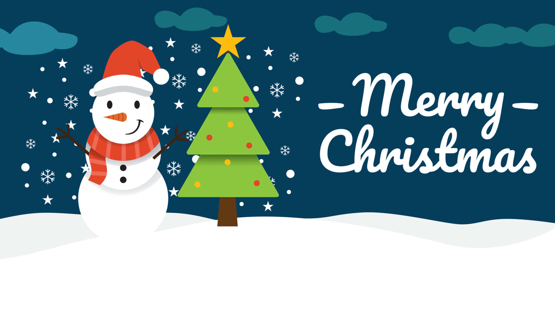 Chú Cún Đáng Yêu Ngồi Dưới Cây Thông Trang Trí Noel Hình nền