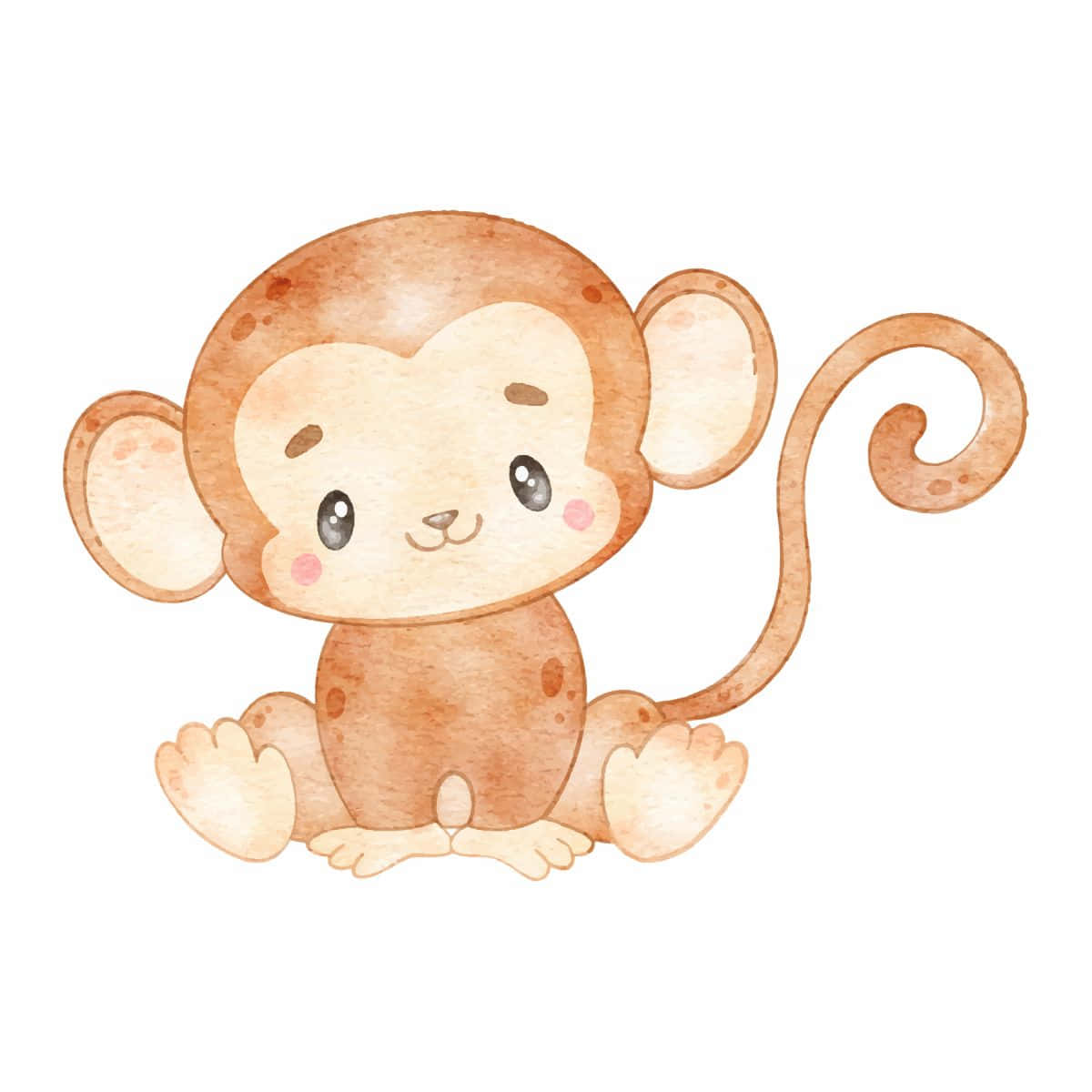 Chú khỉ nhỏ dễ thương quá đi! Hình nền
