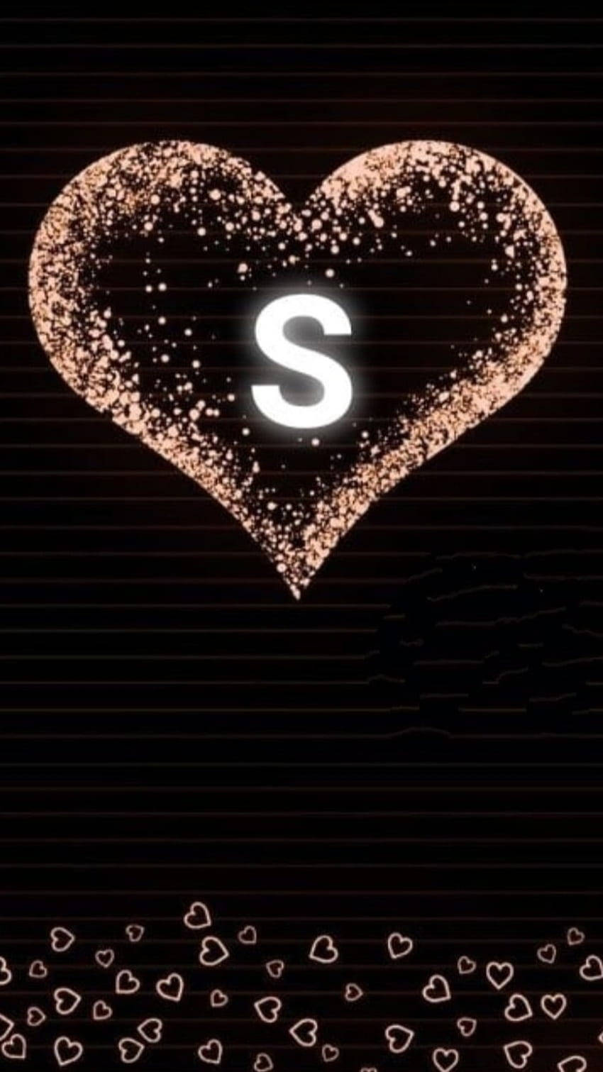 Chữ S Neon Sáng Lấp Lánh Hình nền