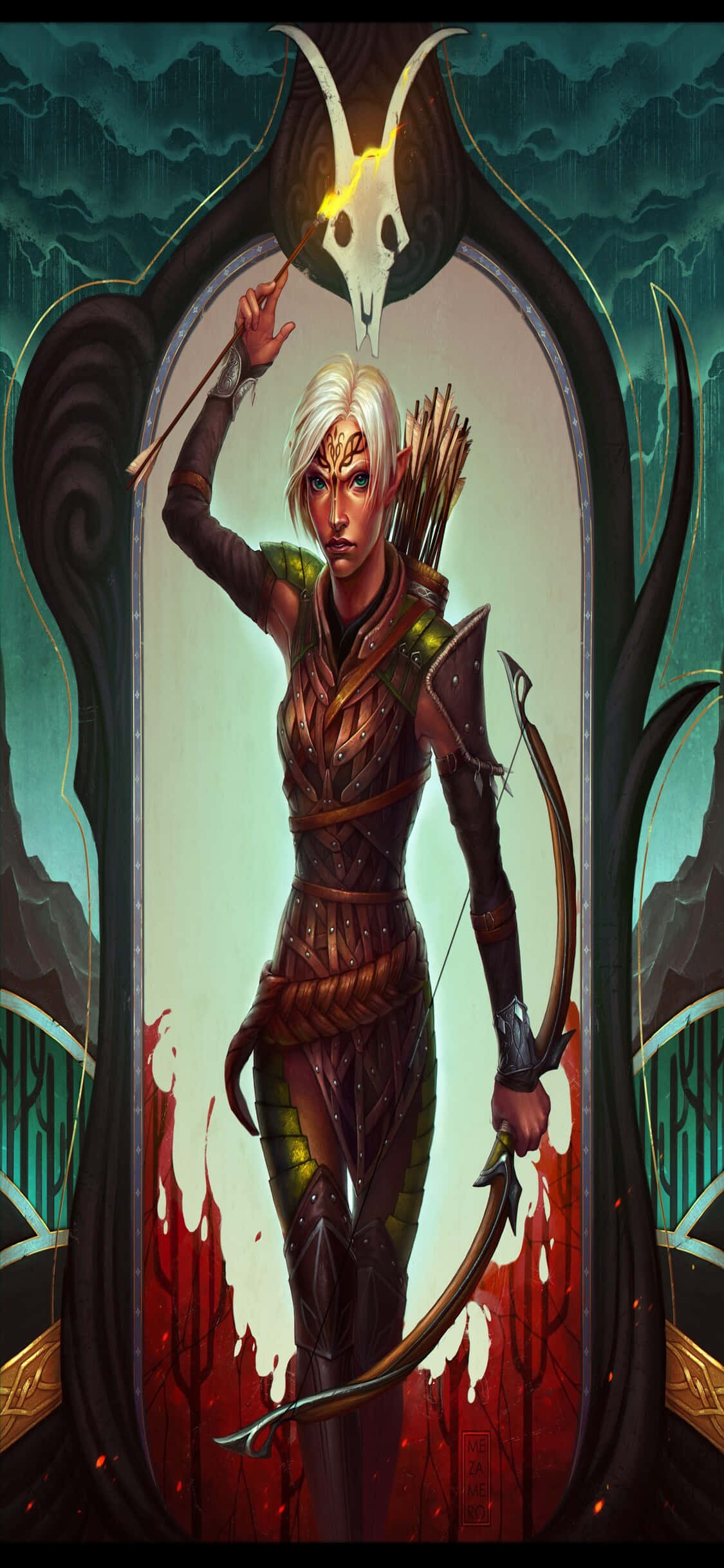 Chuẩn bị cho cuộc phiêu lưu hoành tráng với iPhone Xs và Dragon Age Inquisition Hình nền