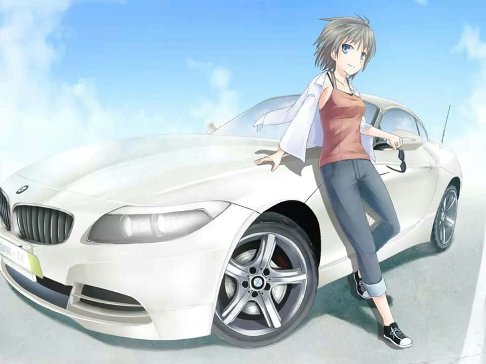 Chuẩn bị cho một đêm đi chơi cùng xe Anime Hình nền