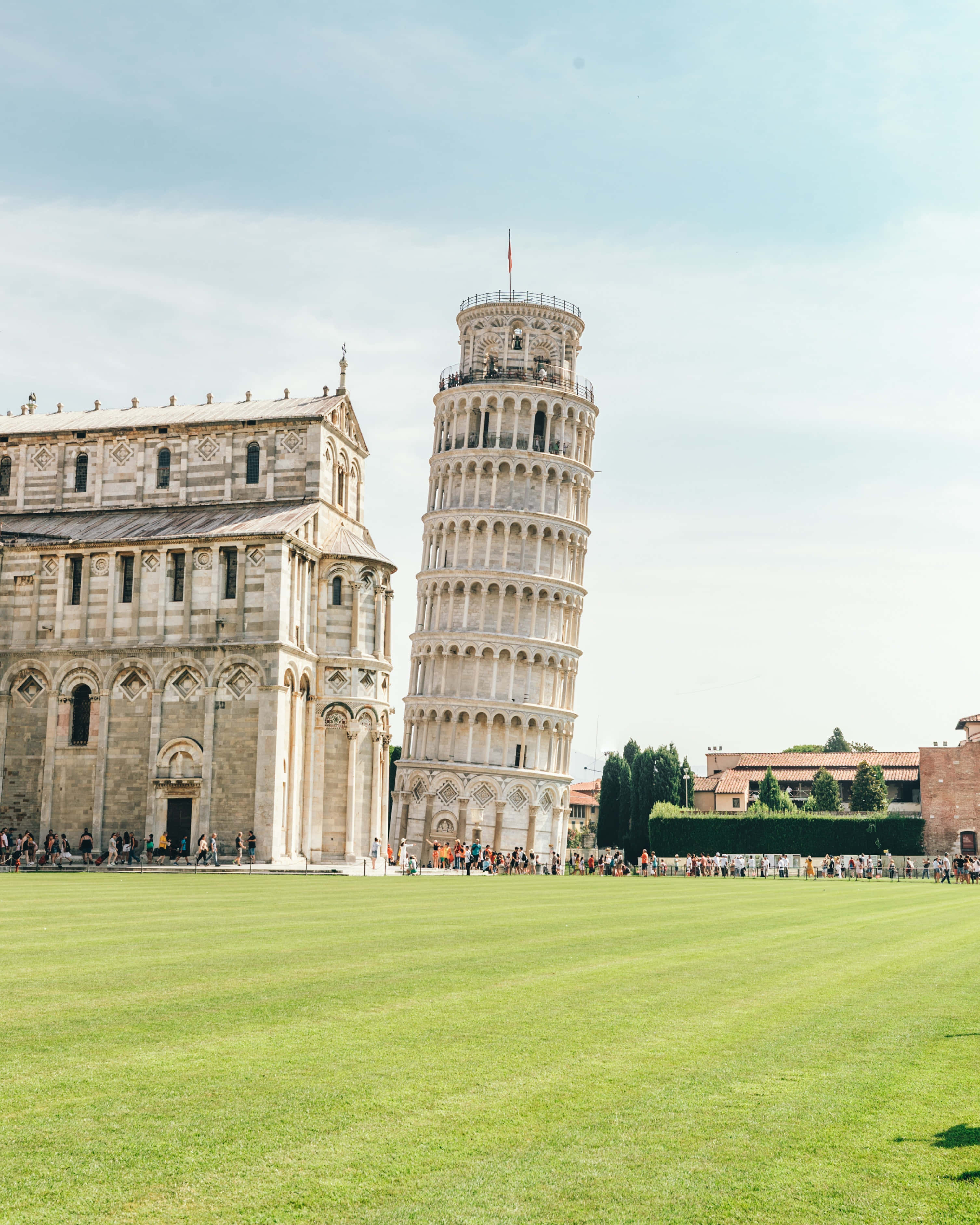 Chụp Ảnh Điện Thoại Tháp Nghiêng Pisa Hình nền