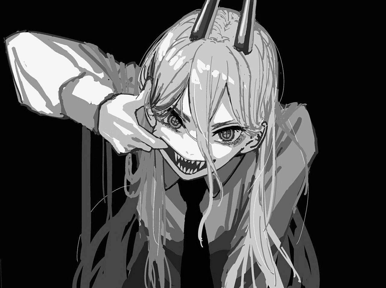 Cô Gái Ác Quỷ Anime Cá Tính Hình nền