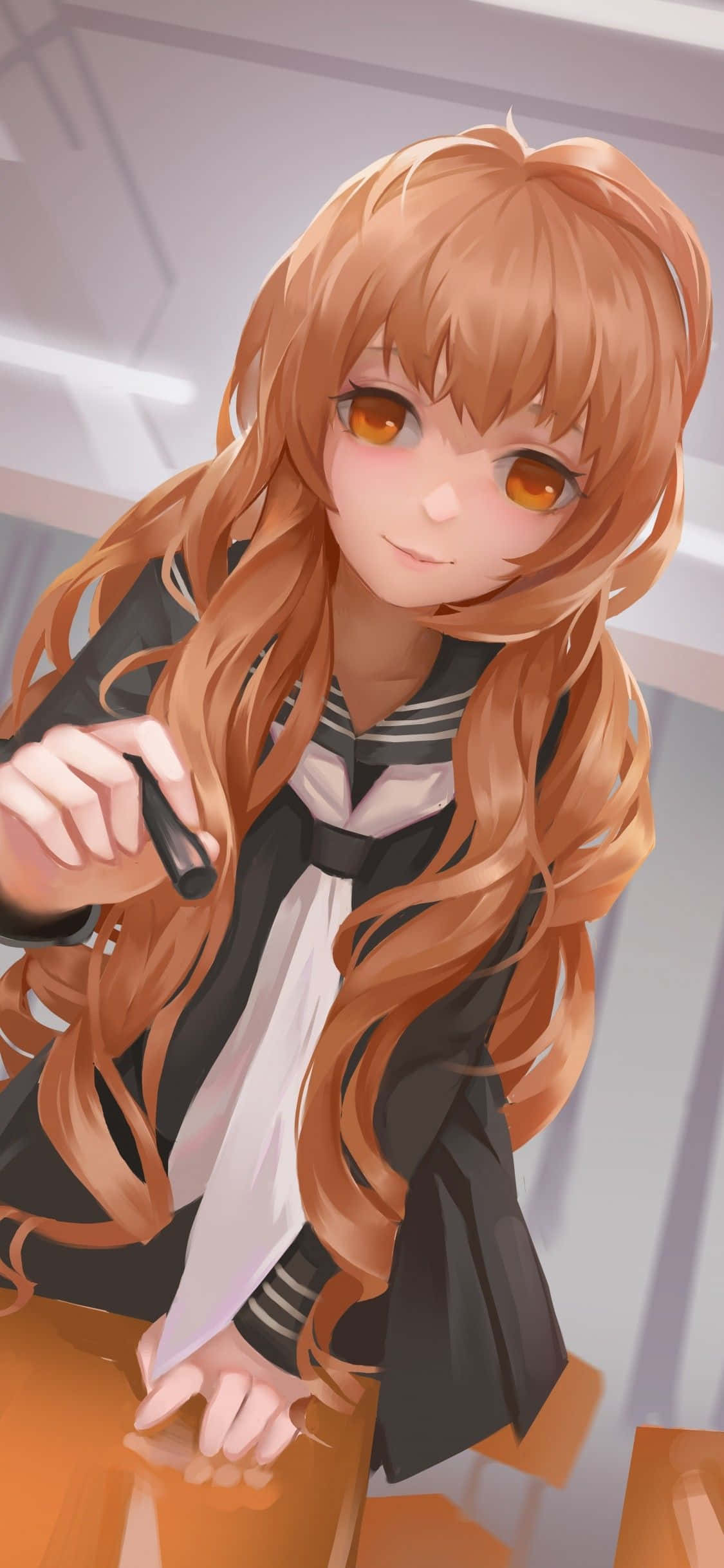 Cô gái Anime dễ thương Taiga Aisaka Hình nền