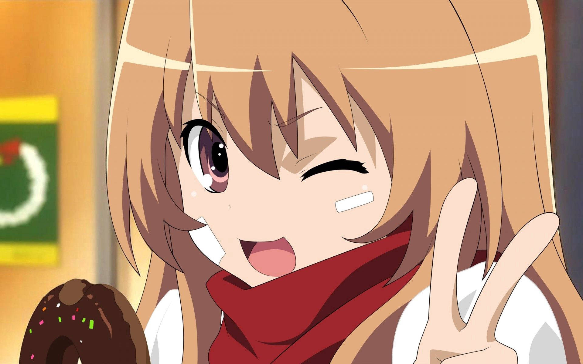 Cô gái anime Taiga Aisaka Hình nền