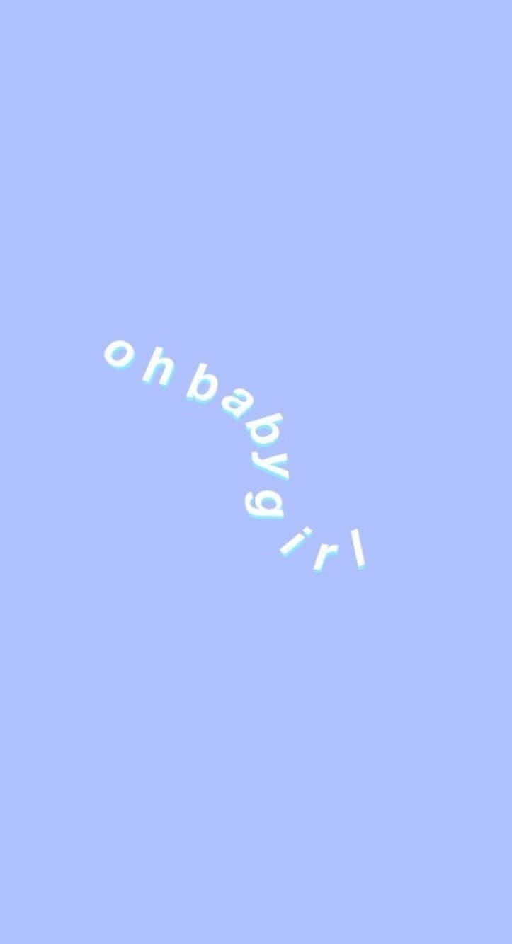 Cô Gái Baddie Xanh Dương Hình nền