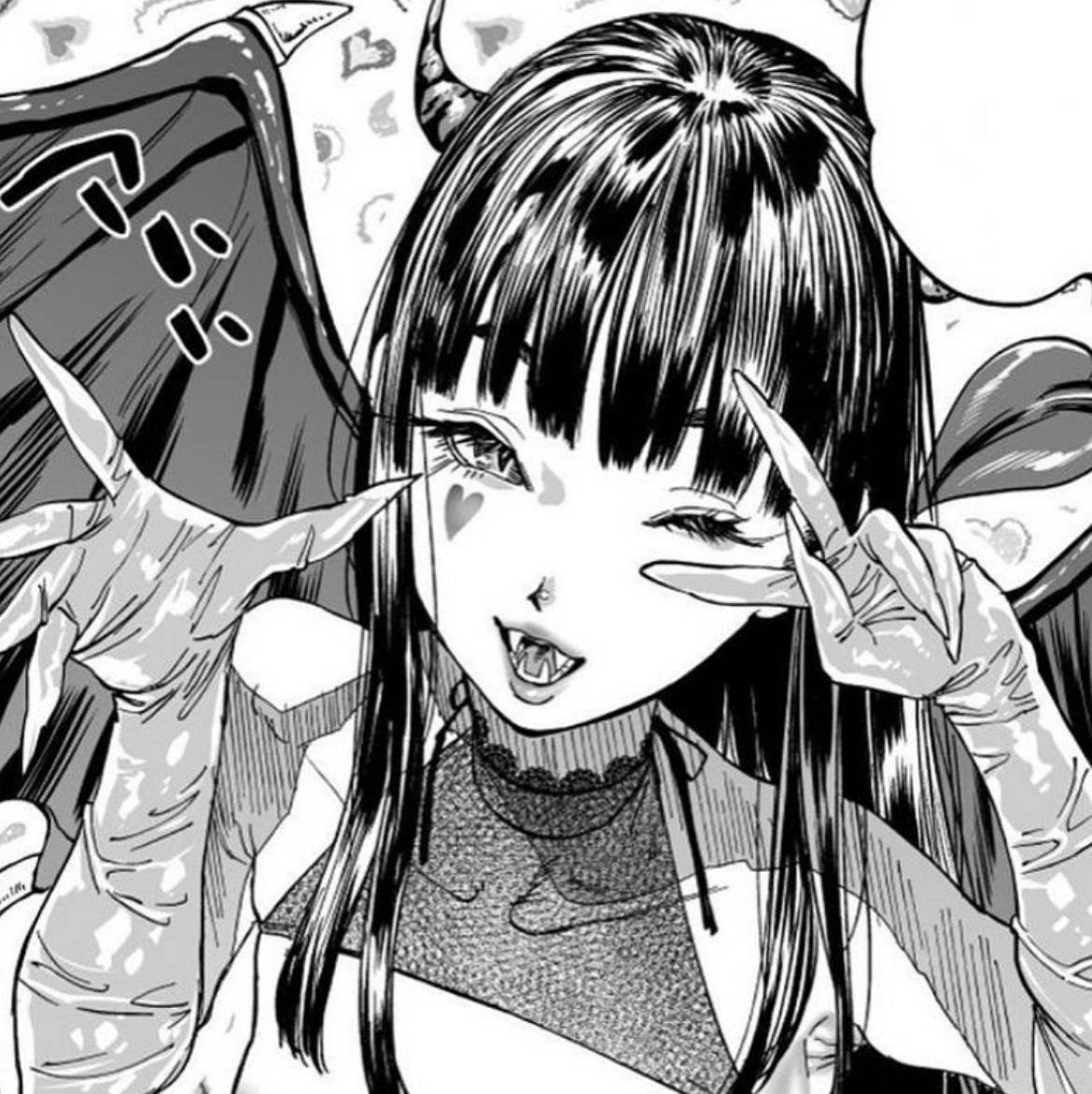 Cô gái quỷ anime cá tính thẩm mỹ Hình nền