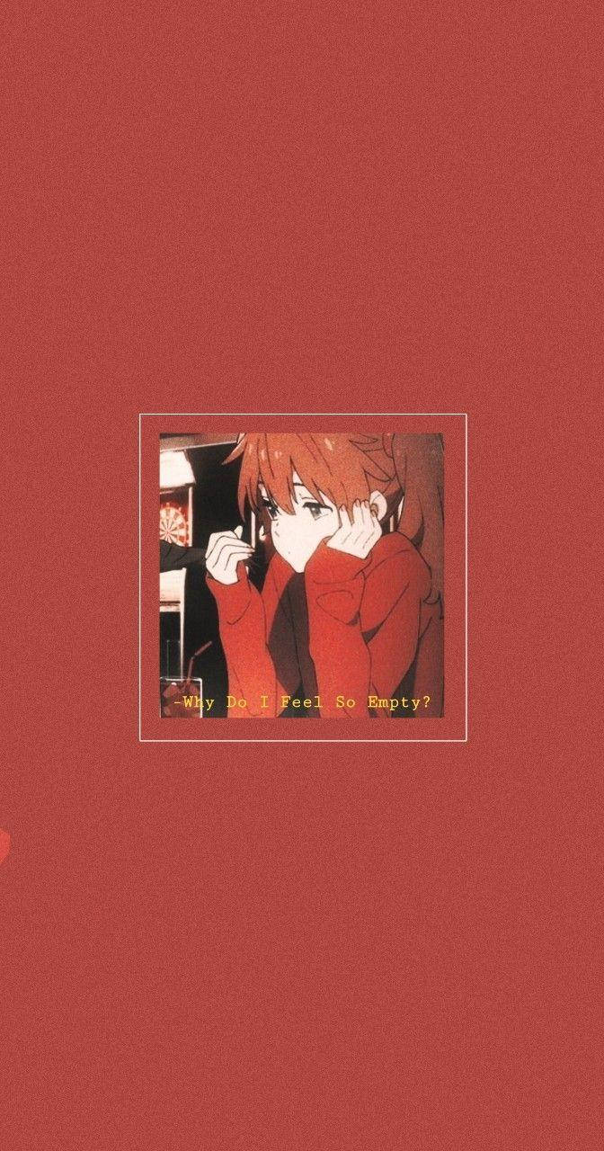 Cô Gái Tóc Đỏ Dễ Thương Trong Anime PFP Hình nền