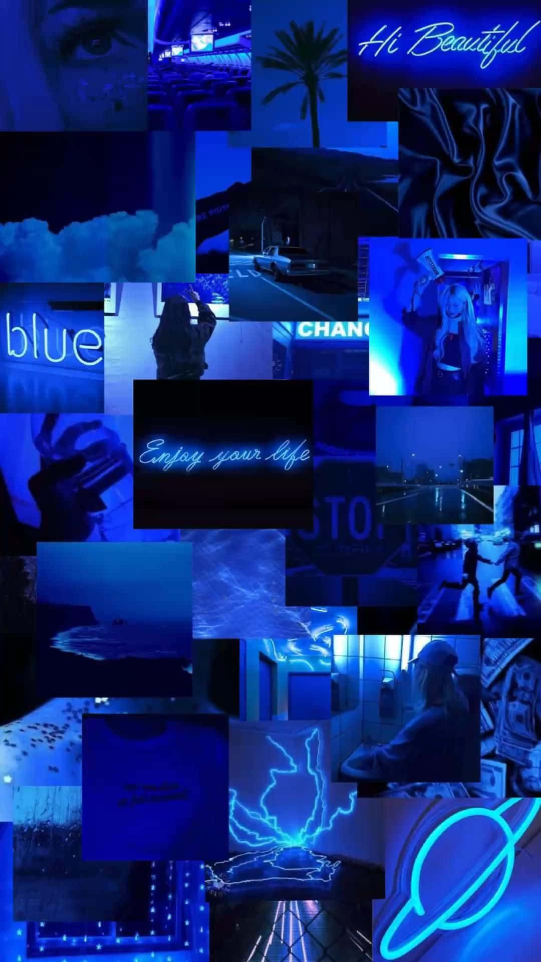 Cô nàng Blue Baddie xinh đẹp lộng lẫy trong độ phân giải cao Hình nền