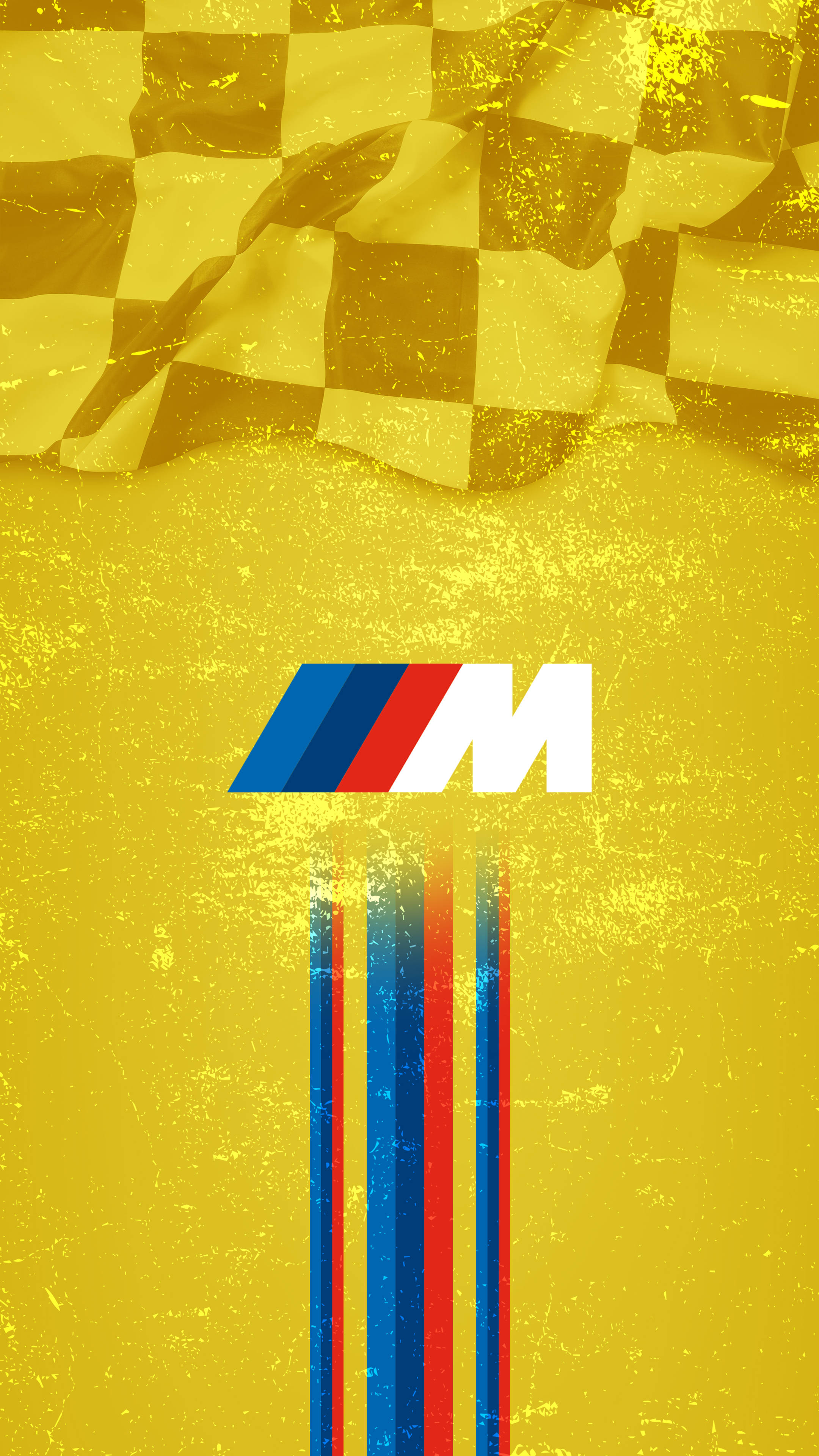 Cờ đua vàng Logo BMW M Hình nền